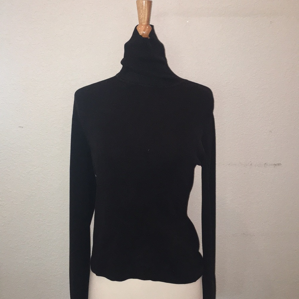 Black turtle neck